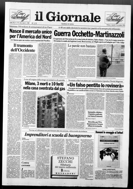 Il giornale : quotidiano del mattino